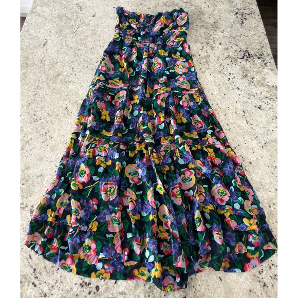 Anthropologie Dresses & Skirts - Anthropologie Somerset Strapless Maxi Dress Floral Size M NWT